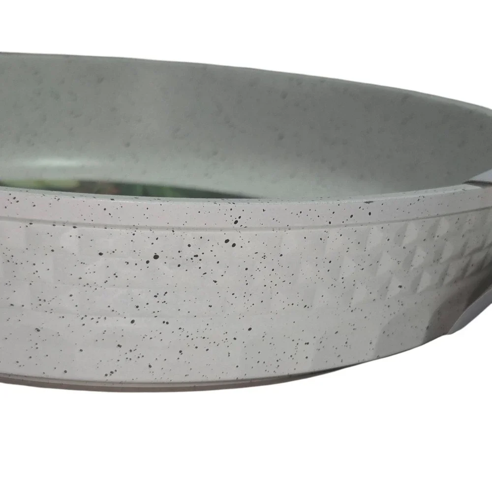 D&W Deane And White Premium Cookware 11in Nonstick‎ Frying Pan Skillet Ivory